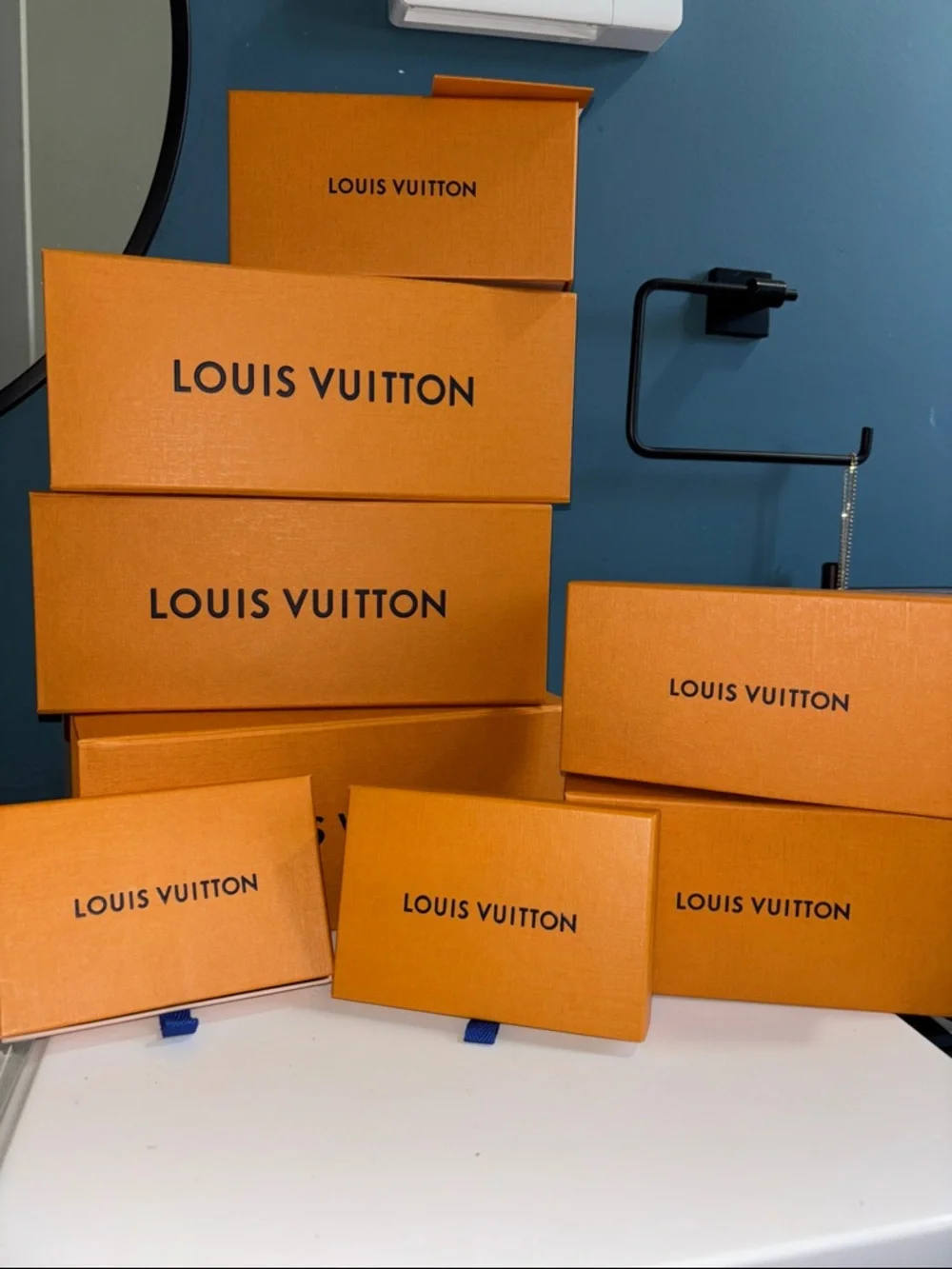 Louis Vuitton Orange Logo Box Collection
